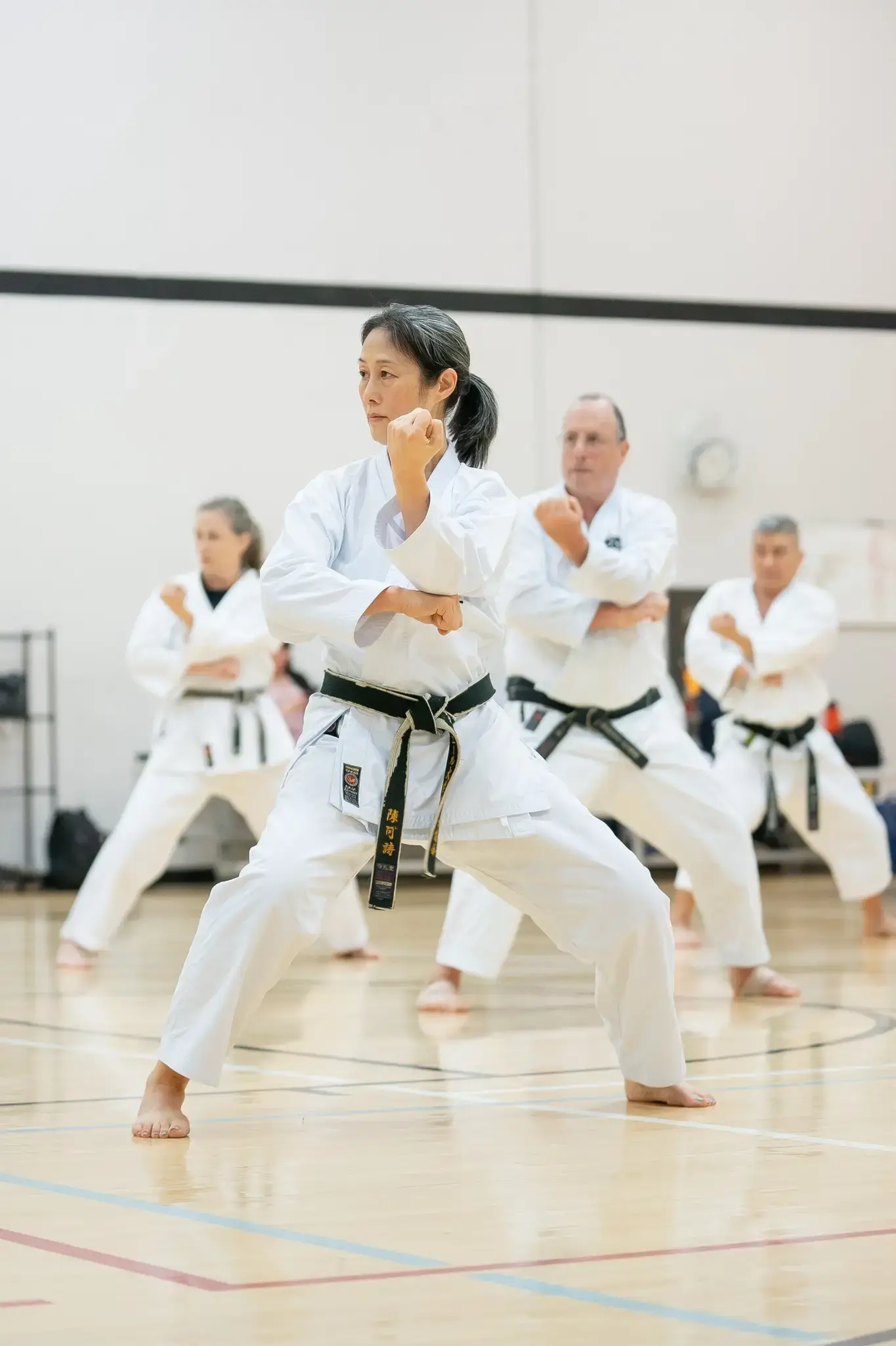 Karate training at Shotokan Karate-Do Center, Houston, TX